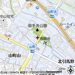 愛知県知立市山町桜馬場12-14周辺の地図