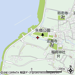 滋賀県草津市矢橋町1117周辺の地図