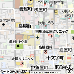 ＳＰＩＮＨＡＩＲ　烏丸高倉店周辺の地図