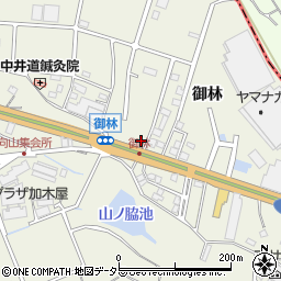 愛知県東海市加木屋町御林37周辺の地図