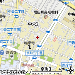 大津別院周辺の地図