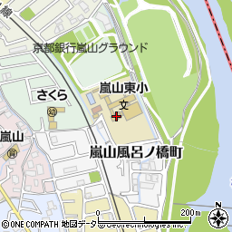 京都府京都市西京区嵐山風呂ノ橋町9周辺の地図