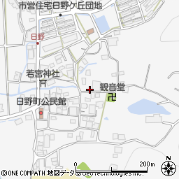 兵庫県西脇市日野町321-6周辺の地図