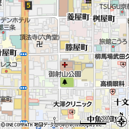 京都市　中京青少年活動センター周辺の地図