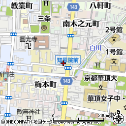 京都府京都市東山区石橋町周辺の地図
