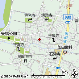 滋賀県草津市矢橋町1358-2周辺の地図