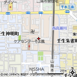 ＊京都市中京区壬生天池町30[辻]駐車場周辺の地図