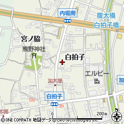 愛知県東海市加木屋町白拍子103周辺の地図