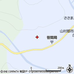 静岡県島田市川根町笹間上273周辺の地図