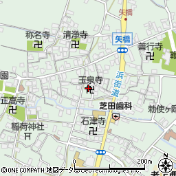 滋賀県草津市矢橋町1314周辺の地図