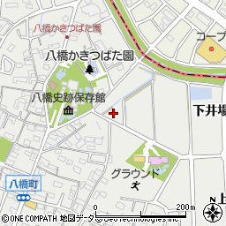 愛知県知立市八橋町下井場取周辺の地図