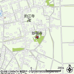 妙福寺周辺の地図
