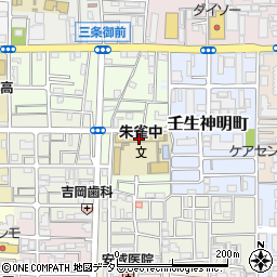 京都市立朱雀中学校周辺の地図