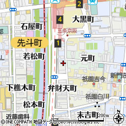 鐵齋堂周辺の地図