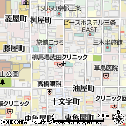 京都府京都市中京区井筒屋町周辺の地図