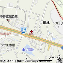 愛知県東海市加木屋町御林37-5周辺の地図