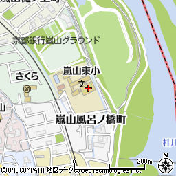 京都府京都市西京区嵐山風呂ノ橋町10周辺の地図