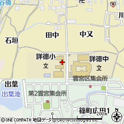 京都府亀岡市篠町柏原田中3周辺の地図