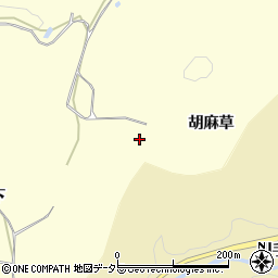 愛知県岡崎市恵田町胡麻草周辺の地図