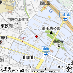 愛知県知立市山町桜馬場35-6周辺の地図