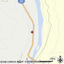 愛知県新城市愛郷南貝津41周辺の地図