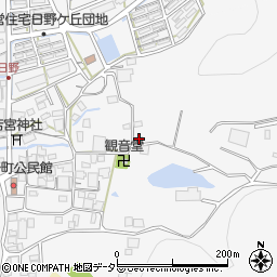 兵庫県西脇市日野町329-3周辺の地図