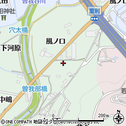 京都府亀岡市曽我部町重利風ノ口46-2周辺の地図