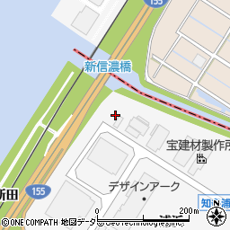 新信濃橋周辺の地図