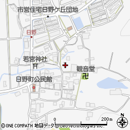 兵庫県西脇市日野町321-2周辺の地図