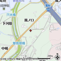 京都府亀岡市曽我部町重利風ノ口47-2周辺の地図