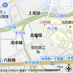 愛知県大府市吉田町北熊場周辺の地図