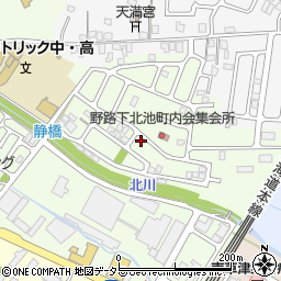 滋賀県草津市野路町147-2周辺の地図