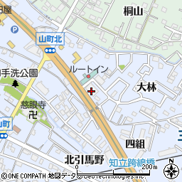愛知県知立市山町大林65周辺の地図