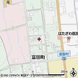 兵庫県西脇市富田町80-36周辺の地図