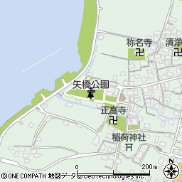 矢橋公園周辺の地図