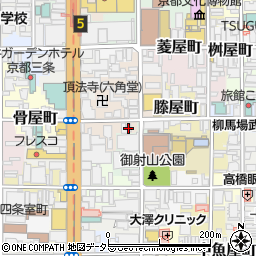 京阿月つるりん六角店周辺の地図