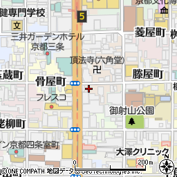 京都府京都市中京区堂之前町周辺の地図