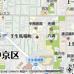 京都府京都市中京区因幡町周辺の地図