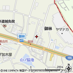 愛知県東海市加木屋町御林36-2周辺の地図