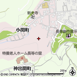 滋賀県大津市小関町周辺の地図