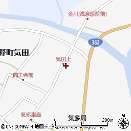 静岡県浜松市天竜区春野町気田919周辺の地図