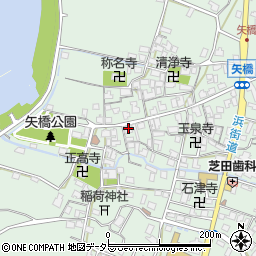 滋賀県草津市矢橋町1352周辺の地図