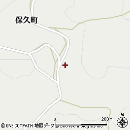 愛知県岡崎市保久町上ミ上ケ周辺の地図