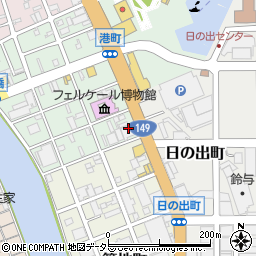株式会社天野回漕店　役員室周辺の地図