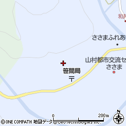 静岡県島田市川根町笹間上311周辺の地図