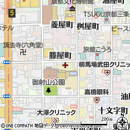 ルイシャトレ六角高倉周辺の地図