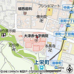 守山養護学校大津分教室周辺の地図