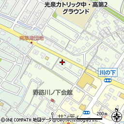 滋賀中央信用金庫南草津支店周辺の地図