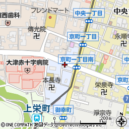 滋賀県大津市札の辻周辺の地図