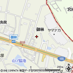 愛知県東海市加木屋町御林24周辺の地図